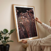 Rustieke warme herfst wilde bloem boerderij muurku poster