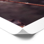 Rustieke warme herfst wilde bloem boerderij muurku poster (Hoek)