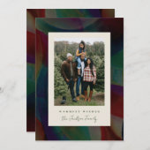 Rustieke Warmte Fotokaart Vakantie Kaart (Voorkant / Achterkant)