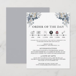 rustieke watercolor illustratie van een bloem informatiekaartje