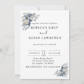 rustieke watercolorillustratie van een bloem kaart (Voorkant)