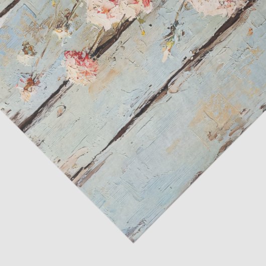 Rustieke Watering Can Wildflowers Schilderij Decou Tissuepapier (Detail)