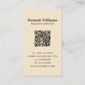 Rustieke Waterverf Antipasto Platter Catering Busi Visitekaartje (Achterkant)