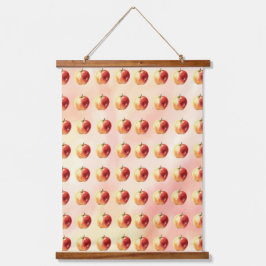 Rustieke Waterverf Apple Patroon Wandtapijt met Hangend Wandkleed