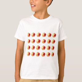 Rustieke Waterverf Apple Pattern Boys T-shirt