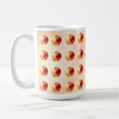 Rustieke Waterverf Apple Pattern Coffee Mok (Links)
