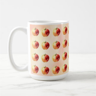 Rustieke Waterverf Apple Pattern Coffee Mok