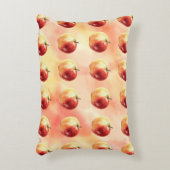 Rustieke Waterverf Apple Pattern Dubbelzijdig Accent Kussen (Voorkant(Verticaal))