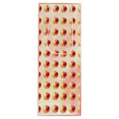 Rustieke Waterverf Apple Pattern Gift Bag Wijn Cadeautas (Voorkant)