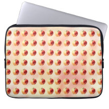 Rustieke Waterverf Apple Pattern Laptop Mouw