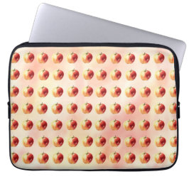 Rustieke Waterverf Apple Pattern Laptop Mouw Sleeve