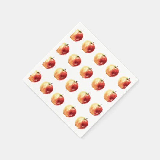 Rustieke Waterverf Apple Pattern Napkins Servet (Hoek)