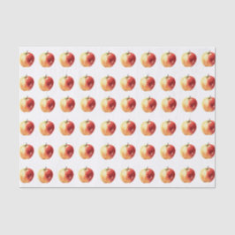 Rustieke Waterverf Apple Pattern Tissue Paper Tissuepapier