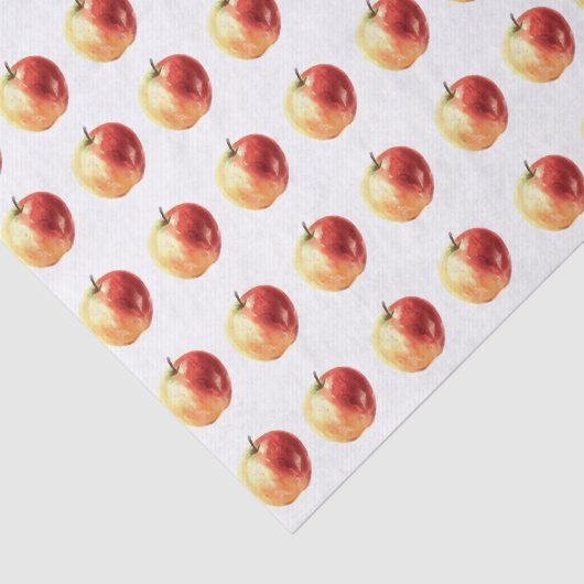 Rustieke Waterverf Apple Pattern Tissue Paper Tissuepapier (Detail)