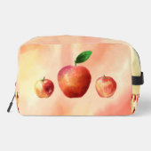 Rustieke Waterverf Apple Toilettas Toilettasje (Achterkant)