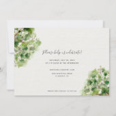 rustieke Waterverf arboretum eikenboom Kaart (Achterkant)