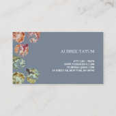 Rustieke Waterverf Art Falling verlaat de herfst Visitekaartje (Achterkant)