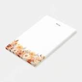 Rustieke Waterverf Autum Flowers Herfst Custom Post-it® Notes (Schuin)