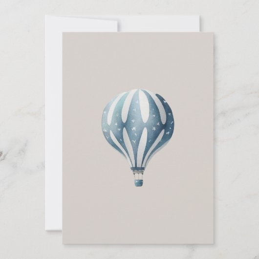 Rustieke Waterverf Beer Baby shower Dank u kaart (Achterkant)