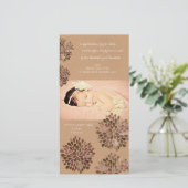 Rustieke Waterverf Bloemen Baby Meisje Dank je kaa Bedankkaart (Staand voorkant)