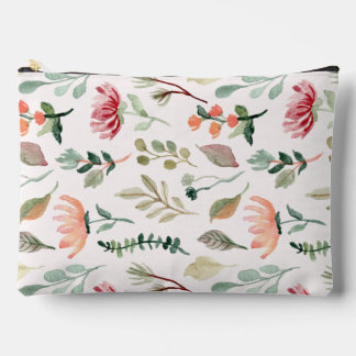 rustieke waterverf bloemen Schattige patroon Etui