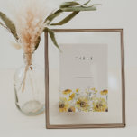 Rustieke Waterverf Bloemen Tafel Kaarten<br><div class="desc">Dit is een elegante zonnebloem tafel kaart sjabloon met prachtige waterverf zonnebloemen en tinten van salie crème. Alle bewoordingen en lettertypen zijn bewerkbaar op dit rustieke zonnebloemontwerp. De enige kleuren die niet bewerkbaar zijn, zijn de kleuren van de waterverf bloemenontwerp // Voor bijpassende design, zoek AURELIA in de winkel van...</div>