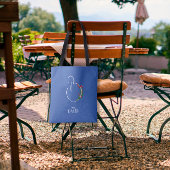 Rustieke waterverf bloemenletter B Tote Bag