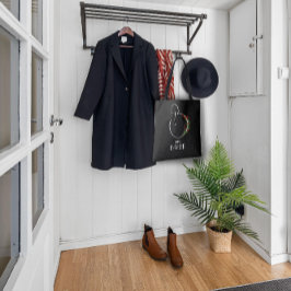 Rustieke waterverf bloemenletter B Tote Bag