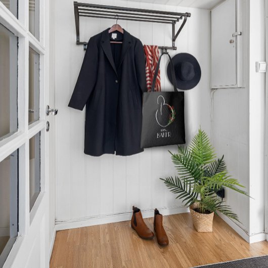 Rustieke waterverf bloemenletter B Tote Bag