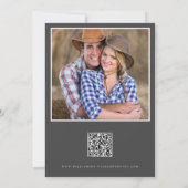 Rustieke Waterverf Bloemenschuur Foto Save the Dat Date (Achterkant)