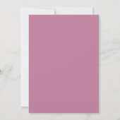 Rustieke Waterverf Bloemige Stof Roze Bruiloft Fee Kaart (Achterkant)