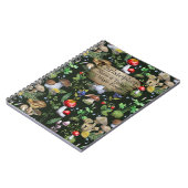 Rustieke Waterverf Bos Paddenstoelen Mos Planten Notitieboek (Linkerzijde)