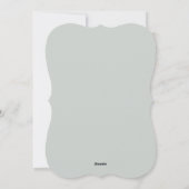 Rustieke waterverf botanisch rood non-photo feestdagenkaart (Achterkant)