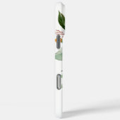 Rustieke waterverf botanische afbeelding met monog Case-Mate iPhone case (Achterkant / Rechts)