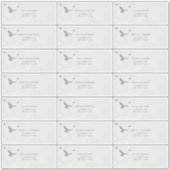 Rustieke Waterverf Bruiloft Gast Mail Adres Sticker (Voorkant)