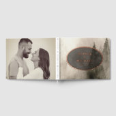 Rustieke Waterverf bruiloft Nodig Fotosjabloon uit Gastenboek (Volledig)