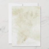 Rustieke Waterverf Christmas Foliage Vrijgezellenf Kaart (Achterkant)