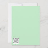 Rustieke Waterverf Cross Peace Bible Verse Kaart (Achterkant)