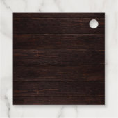 Rustieke waterverf Eucalyptus-loof Bruidsdouche Bedankjes Labels (Achterkant)