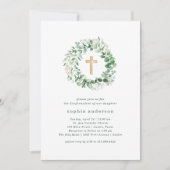 Rustieke Waterverf eucalyptusbevestiging Kaart (Voorkant)