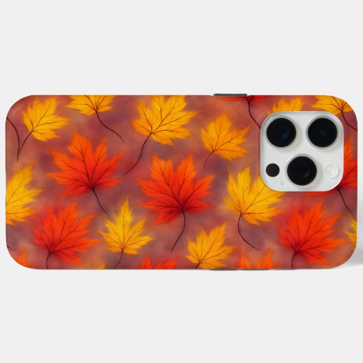 Rustieke Waterverf Fall Leaves - Autumn Foliage Case-Mate iPhone Case (Achterkant (horizontaal))