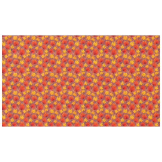 Rustieke Waterverf Fall Leaves - Autumn Foliage Tafelkleed (Voorkant (Horizontaal))