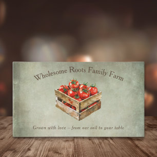 Rustieke Waterverf Familie Boerderij, lokale produ Visitekaartje