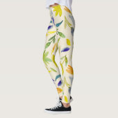 Rustieke Waterverf Floral Garden Botanical Leggings (Links)