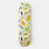 Rustieke Waterverf Floral Garden Botanical Persoonlijk Skateboard (Voorkant)