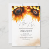 Rustieke Waterverf Floral Repetitie Diner Kaart (Voorkant)