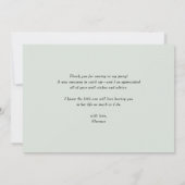 Rustieke Waterverf Forest Woodland Verjaardag Bedankkaart (Achterkant)