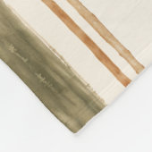 Rustieke waterverf gestreepte deken | Boho  (Hoek)
