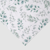 Rustieke Waterverf groen Eucalyptus Pattern Tissuepapier (Detail)