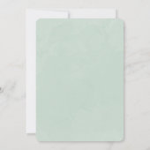 Rustieke Waterverf groen Kaart (Achterkant)